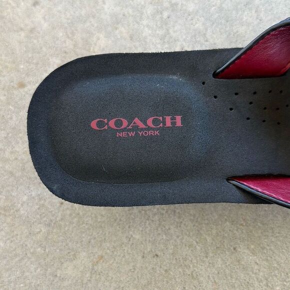 COACH Jolene Signature Wedge Flip Flop Women’s Sz 8.5 - Picture 10 of 15